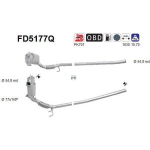 Filtre particules AS FD5177Q