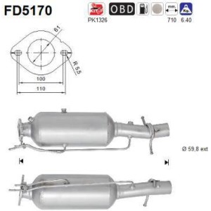 Filtre particules AS FD5170