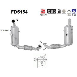 Filtre particules AS FD5154