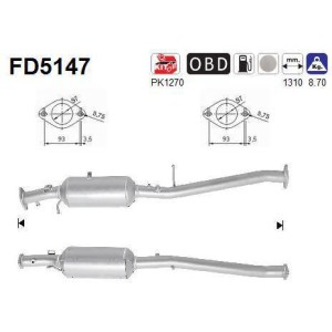 Filtre particules AS FD5147