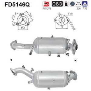 Filtre particules AS FD5146Q