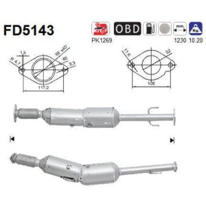 Filtre particules AS FD5143