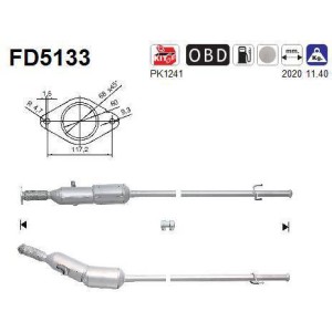 Filtre particules AS FD5133