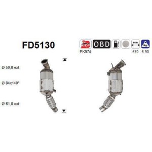 Filtre particules AS FD5130