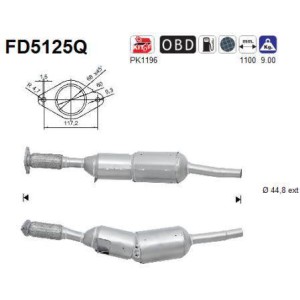 Filtre particules AS FD5125Q