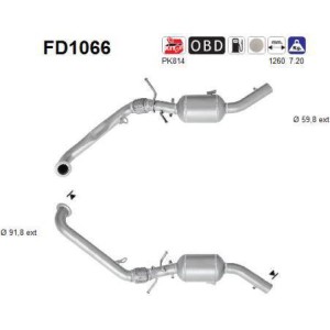 Filtre particules AS FD1066