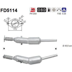 Filtre particules AS FD5114